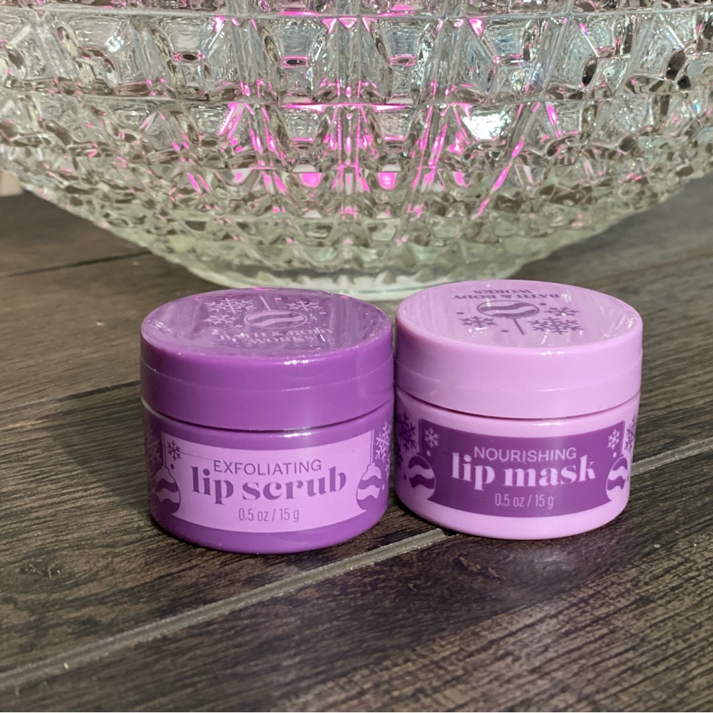 Sugar Plum Candy Nourishing Lip Mask & Exfoliating Lip Scrub Bath & Body Works